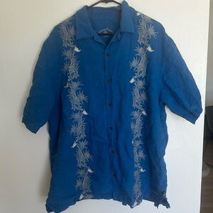 Tommy Bahama Linen Men’s Golf Shirt - XL